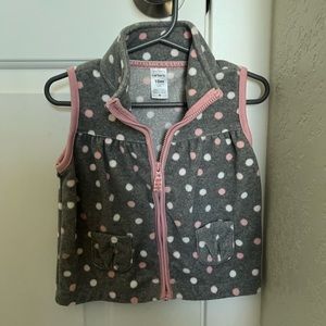 NWOT Carter’s Fleece Vest